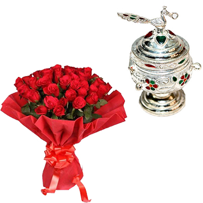 "Flowers and Silver Items - code FS01 - Click here to View more details about this Product
